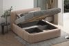 Polsterbett OLAF-OM 90x200 mit Bettkasten und Lattenrost. Farbe: VELUTTO 3 Bild 3