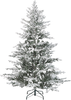 Beleuchteter Weihnachtsbaum BRISCO 180 cm Weiß Bild 4