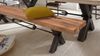 Bank KANSAS Sitzbank Industrial Design 240 cm Rustic Oak Bild 2