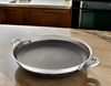 Cheffinger Servierpfanne mit Wabenstruktur, Edelstahl silber, Ø 36 cm Bild 2