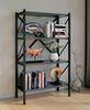 VCM Standregal Insasi 918401 Anthrazit H. 121x B. 66 x T. 34 cm Bild 5