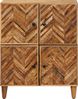 vidaXL Stauraumschränke Braun 60 x 33,5 x 75 cm Massivholz Mango 4018942 Bild 3