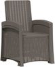 vidaXL Liegesessel Garten Rattan-Optik Hellgrau PP 8011995 Bild 2