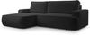 AX LIVING Ablia Sofa L Form mit Schlaffunktion Schwarzes 267 cm L Bild 2
