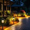6er Set LED Solarleuchten, Erdspieß, schwarz, H 43 cm Bild 3