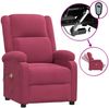 vidaXL Massagesessel Elektrisch Weinrot Samt 3098409 Bild 2