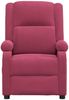 vidaXL Massagesessel Elektrisch Weinrot Samt 3098409 Bild 4