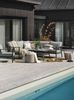 Gartensessel Samvaro Big von Brafab, aus Aluminium mit Olefin-Stoff, modern, anthrazit, inkl. Kissen Bild 3