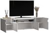 OTTO home Lowboard REAL,Lowboard,TV-Kommode,TV-Möbel,TV-Bank (1 St), Mit 4 Türen, davon 2 abgerundet, die ein ovales offenes Fach bilden Bild 4
