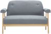 vidaXL 2-Sitzer-Sofa Stoff Hellgrau 246643 Bild 3