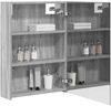 vidaXL Badezimmerspiegelschrank Graues Sonoma 50 x 14,5 x 70 cm 889044 Bild 3