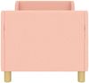 vidaXL Kinderbettgestell mit Kopfteil Rosa 70 x 140 cm Schafstoff 42010845 Bild 4