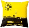 Borussia Dortmund, BVB-Kissen mit Skyline, Schwarz / Gelb, 40x40 cm Bild 3