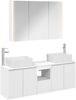 vidaXL Badezimmerschrank-Set 4 pcs Weiß Holzwerkstoff 3406423 Bild 2