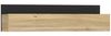 Wandregal >QUAYLE< in Mauvella Eichem Schwarz - 74,6x19x19,4cm (BxHxT) Bild 2