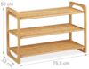 Schuhregal Bambus stapelbar Bild 4