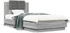 vidaXL Bettgestell mit Kopfteil und LED-Leuchten Grau Sonoma 100x200cm 3210029 Bild 5