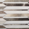 Teppich Kuhfell beige / braun 140x200 cm Patchwork Kurzflor KULALAR Bild 5