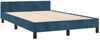Einzelbettgestell Design für Erwachsene ohne Matratze Dunkelblau 120x200 cm Samt d4379e Bild 5