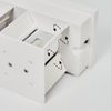 hofstein Außen-Wandleuchte Wandlampe aus Metall in Weiß, LED fest integriert, 3000 Kelvin, Wandleuchte Up&Down Effekt, Außenleuchte, LED 12 Watt, 700 Lumen, IP54 Bild 3
