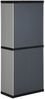 vidaXL Garten-Lagerschrank mit 3 Böden Grau & Schwarz 68x40x168 cm 340984 Bild 5
