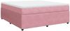 vidaXL Boxspringbett mit Matratze Rosa 180x200 cm Samt 3285661 Bild 2