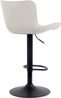 CLP 2er Set Barhocker Emma höhenverstellbar und 360 drehbar,creme Samt Bild 3