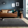 Kadima Design Samtweicher Teppich "Tummel" – 100% Recycelt – Strapazierfähig & Umweltfreundlich. Farbe: Anthrazit, 200x290 cm Bild 2