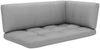 vidaXL 4-tlg. Paletten-Lounge-Set Weiß Imprägniertes Kiefernholz 3066711 Bild 5