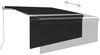 vidaXL Markise Manuell Einziehbar mit Rollo LED 3,5x2,5m Anthrazit 3069284 Bild 4