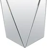 Vente-unique - SIGRID Beistelltisch Glas Silberfarben - B 30,7 cm x H 71 cm x L 30,7 cm Bild 5