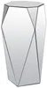 Vente-unique - SIGRID Beistelltisch Glas Silberfarben - B 30,7 cm x H 71 cm x L 30,7 cm Bild 3