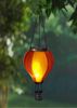 Dapo LED Solarleuchte Heißluftballon mit Flammeeffekt rot/weiß warmweiß Bild 5