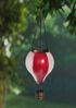 Dapo LED Solarleuchte Heißluftballon mit Flammeeffekt rot/weiß warmweiß Bild 4