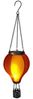 Dapo LED Solarleuchte Heißluftballon mit Flammeeffekt rot/weiß warmweiß Bild 3