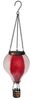 Dapo LED Solarleuchte Heißluftballon mit Flammeeffekt rot/weiß warmweiß Bild 2