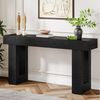 Tribesigns Konsolentisch 160 cm, Schmaler Landhausstil Tisch für hinter dem Sofa (160B x 35T x 85H cm), Naturholzoptik, Beistelltisch für Flur, Wohnzimmer und Eingangsbereich Bild 2