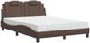 vidaXL Bett "Viana" mit Matratze Braun 120x200 cm Kunstleder 3208784 Bild 2