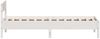 vidaXL Massivholzbett ohne Matratze Weiß 100x200 cm Kiefernholz 842759 Bild 5