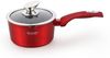 Edenberg Topf-Set 23 tlg, Modernes Topfset mit Pfannen in elegantem, intensivem Rot, Aluminium, Aluminiumguss, Edelstahl (Gönnen Sie sich dieses elegante Premium-Kochgeschirr-Set in strahlendem Rot und genießen Sie Qualität, Stil und Kochkomfort auf hö... Bild 4