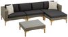 tectake Loungeset Rattan Lounge, (Set, 5-tlg), mit Aluminiumgestell Bild 5