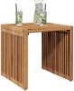 vidaXL Garten-Beistelltisch Braun 45 x 45,5 x 45,5 cm Massivholz Teak 42006352 Bild 3