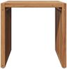 vidaXL Garten-Beistelltisch Braun 45 x 45,5 x 45,5 cm Massivholz Teak 42006352 Bild 5