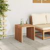 vidaXL Garten-Beistelltisch Braun 45 x 45,5 x 45,5 cm Massivholz Teak 42006352 Bild 4