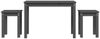 vidaXL Satztische 3 Stk. Grau Massivholz Kiefer 824980 Bild 2