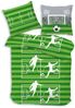 MTOnlinehandel Bettwäsche Fußball, 100 % Baumwolle, Biber, 2 teilig, Stadion, Tor & Spielfeld Bettwäsche in zwei Größen Bild 5