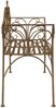 vidaXL Gartenbank 2-Sitzanzahl 130 x 47 x 90 cm Stahl Antikbraun 42029543 Bild 4