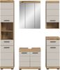 Badkombination B/H/T: 164x191x34 cm in Evoak Oak Nachbildung Bild 2