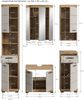 Badkombination B/H/T: 164x191x34 cm in Evoak Oak Nachbildung Bild 4