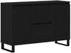 vidaXL Sideboard Schwarz Eichen-Optik 101,5 x 35 x 70 cm Holzwerkstoff 862935 Bild 2